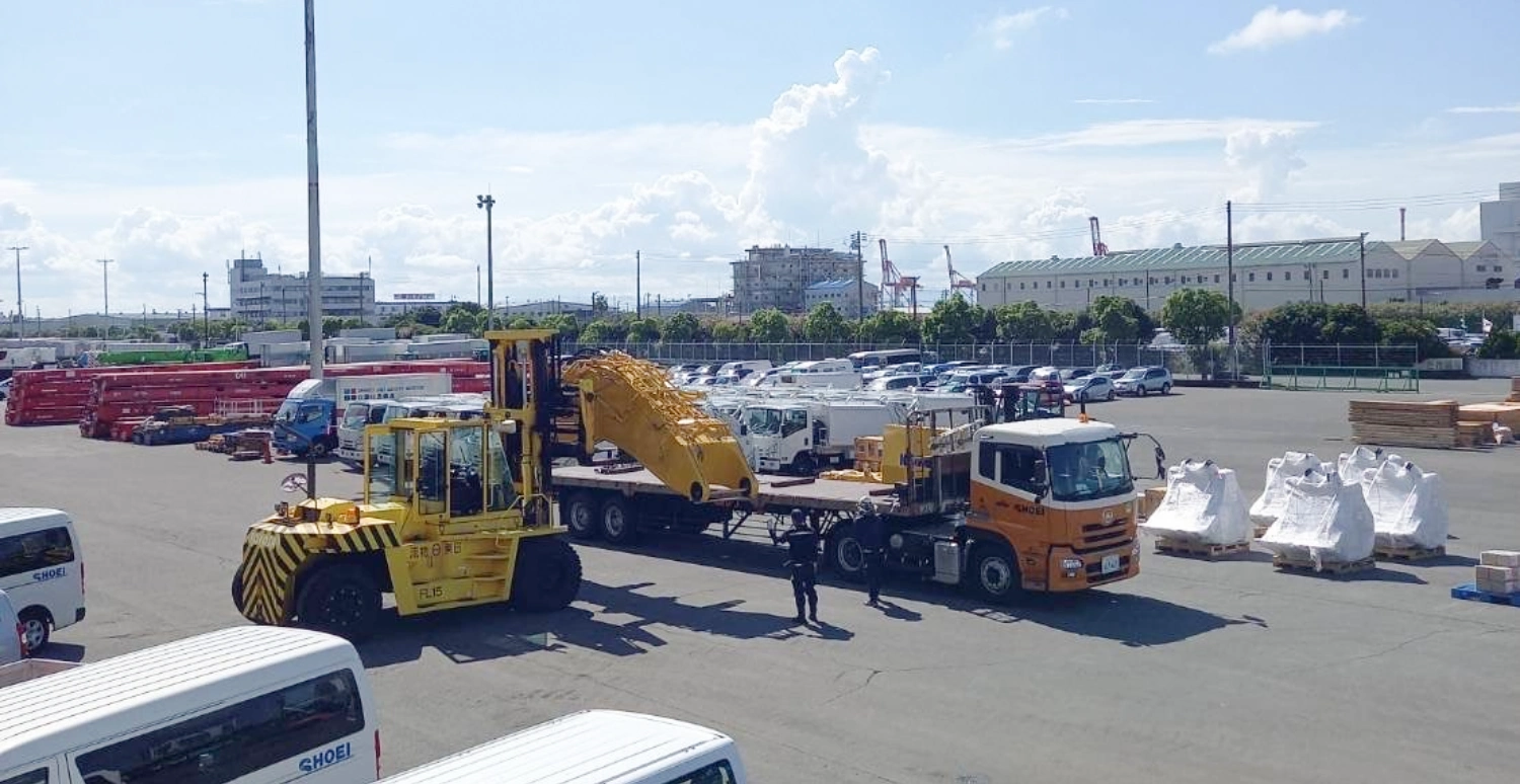 昌栄運輸現場の写真